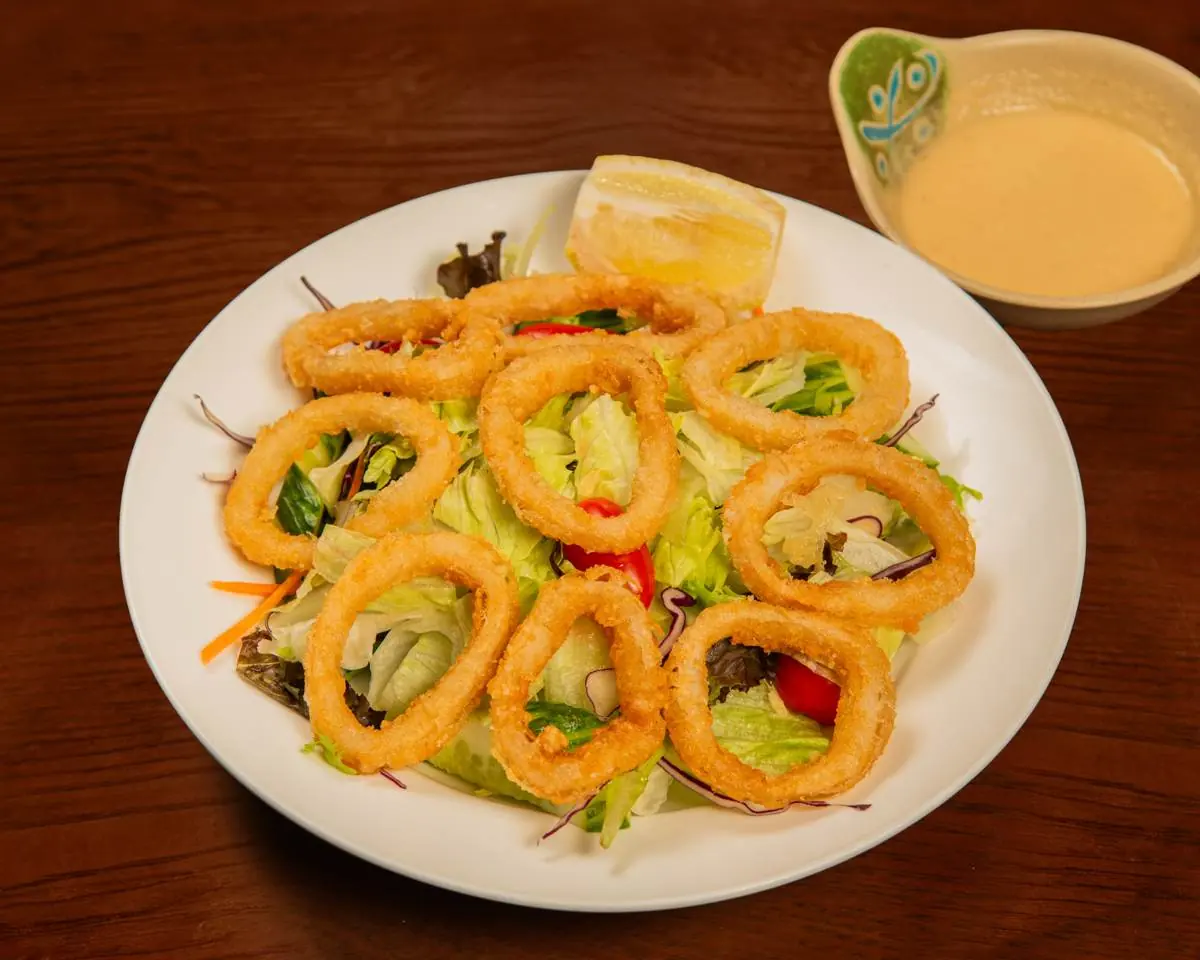Calamari Salad at Abis in Greenwich