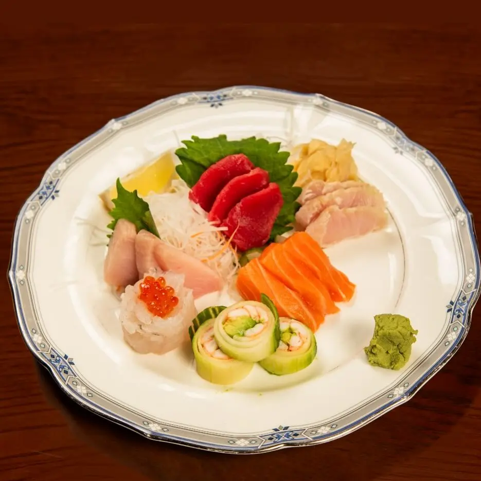 Sashimi deluxe at Abis in Greenwich