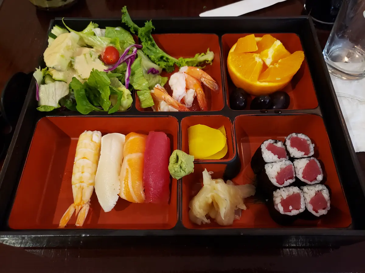 Sushi bento at Abis in Greenwich