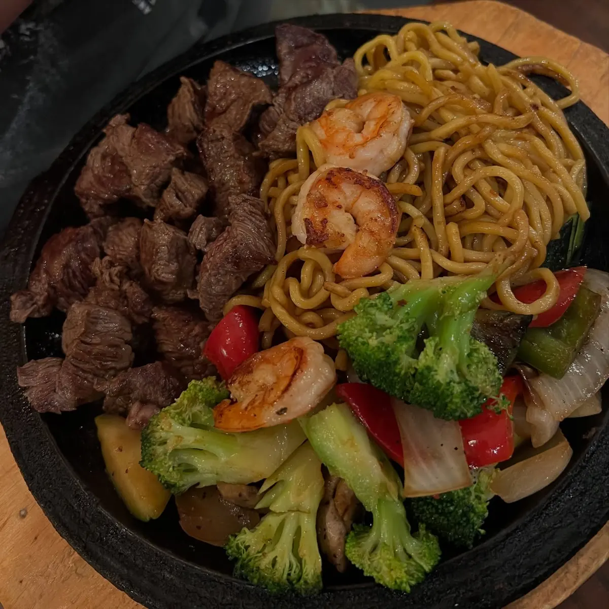 Steak hibachi bowl at Abis in Greenwich