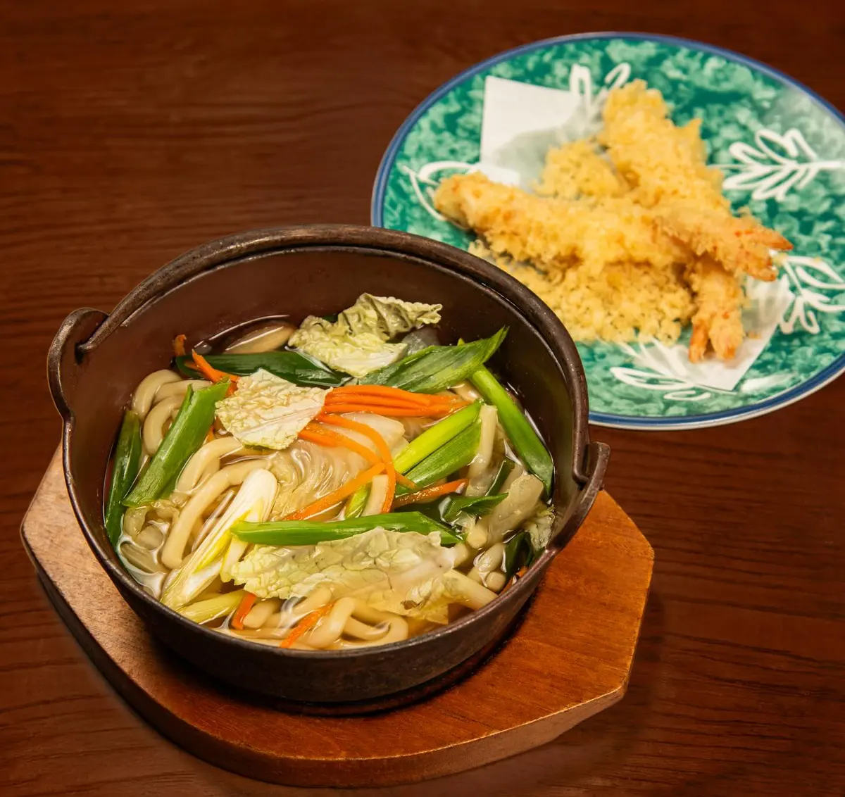 Udon noodle soup at Abis in Greenwich