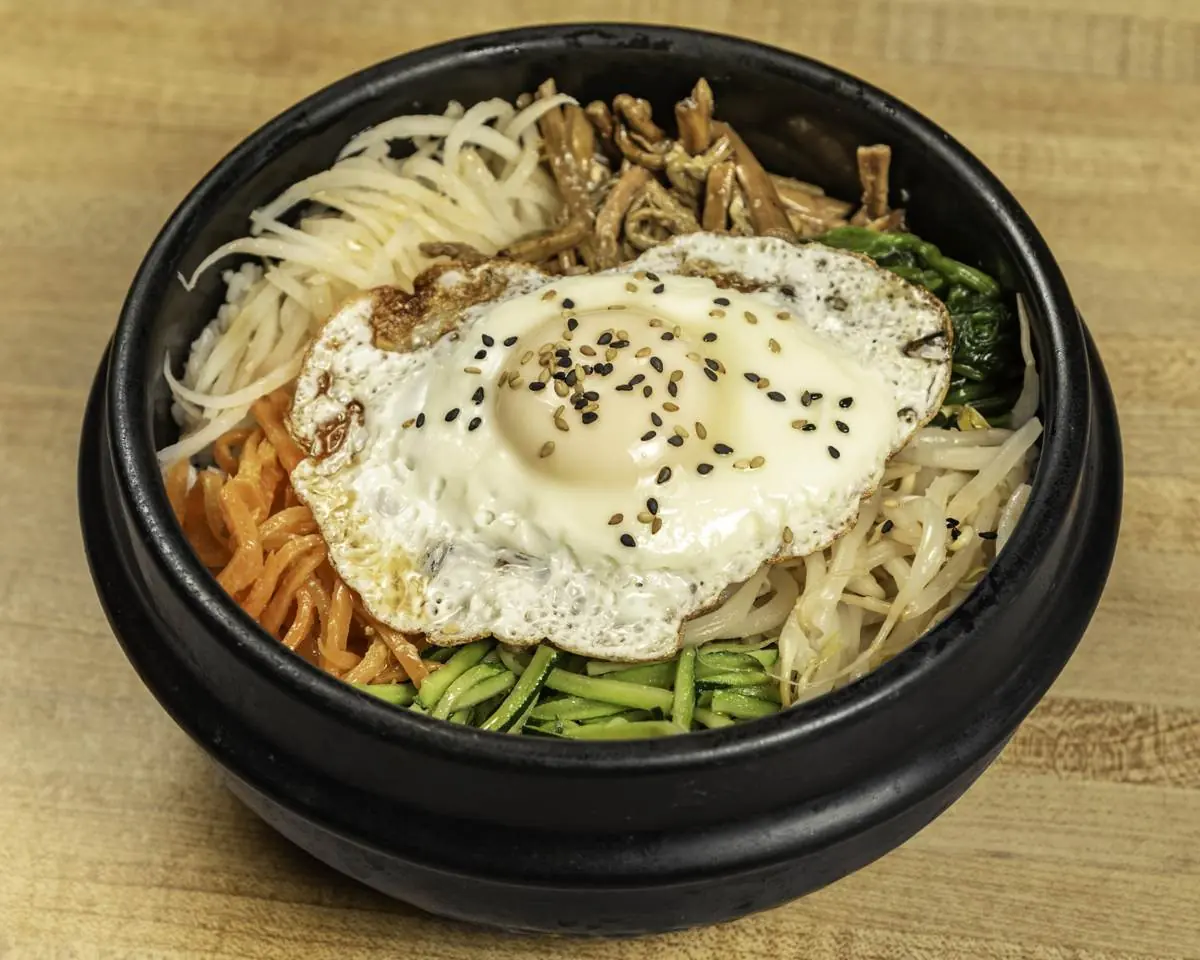 Bibimbap at Abis in Greenwich