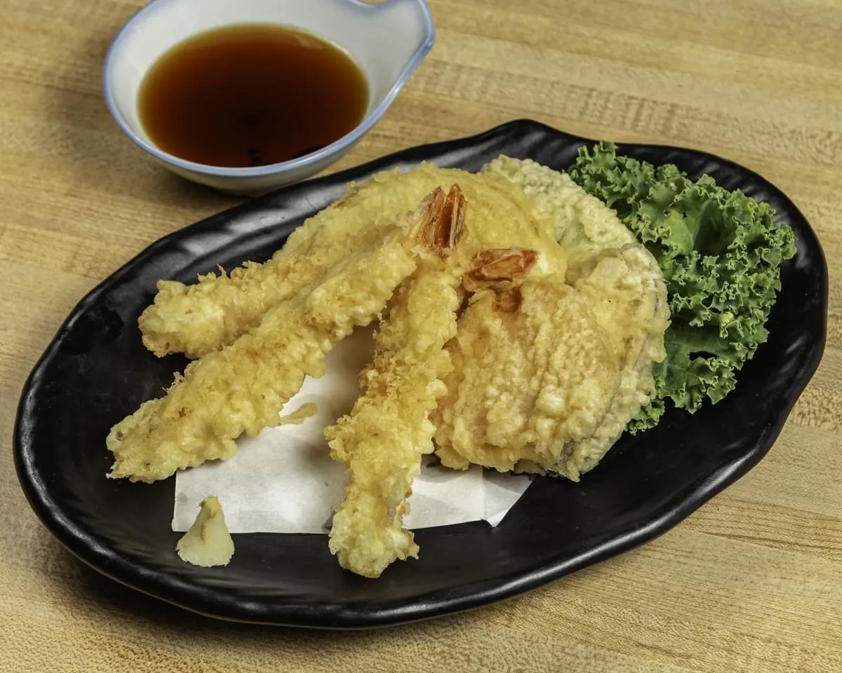 Tempura appetizer at Abis in Greenwich