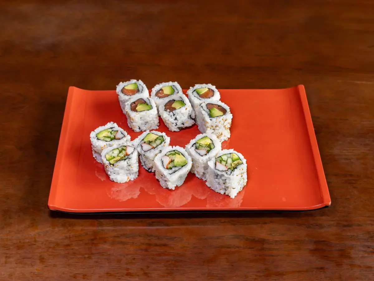 Two-roll lunch special at Abis in Greenwich