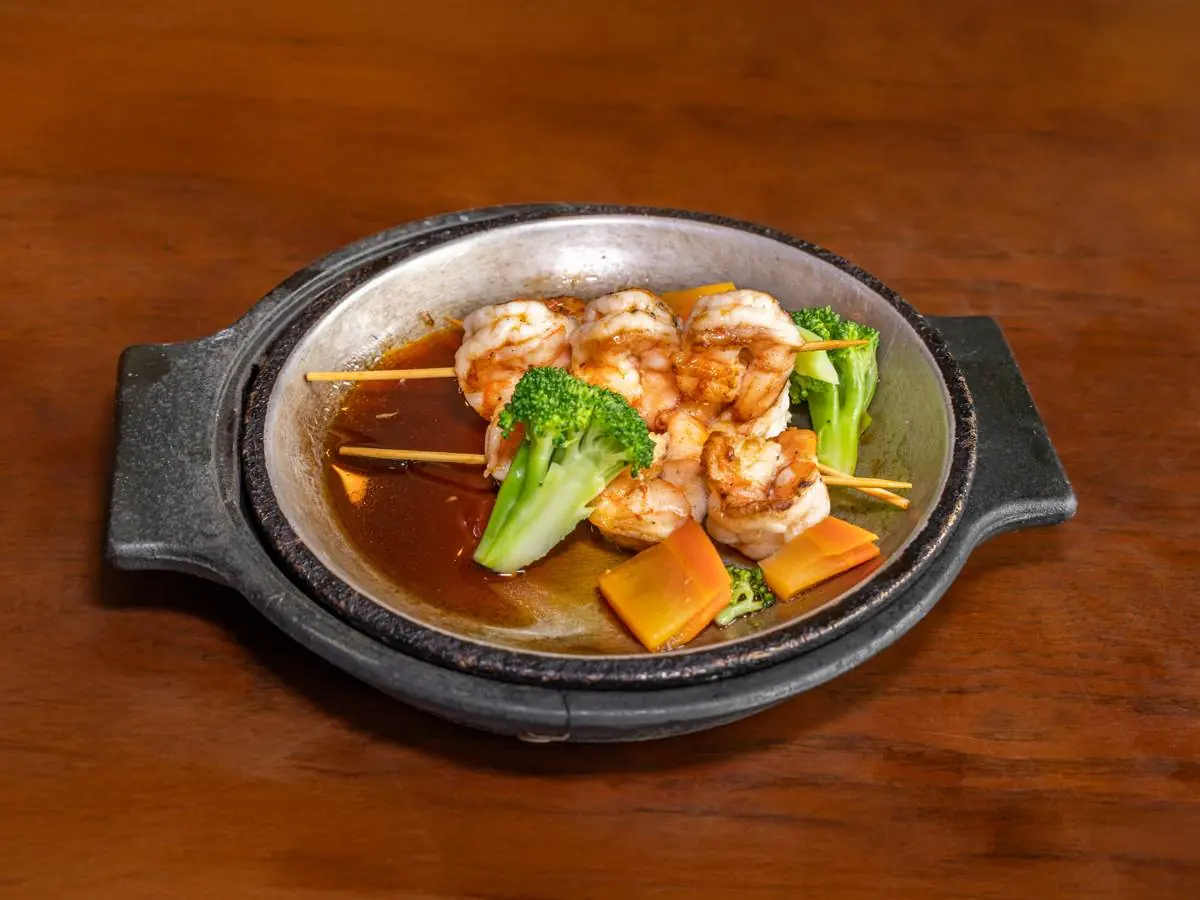 Shrimp Kushiyaki Appetizer at Abis in Greenwich