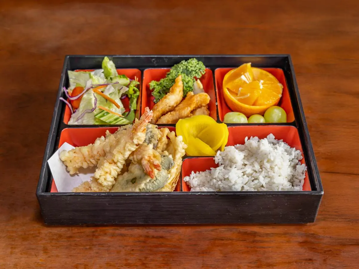 Tempura Box at Abis in Greenwich